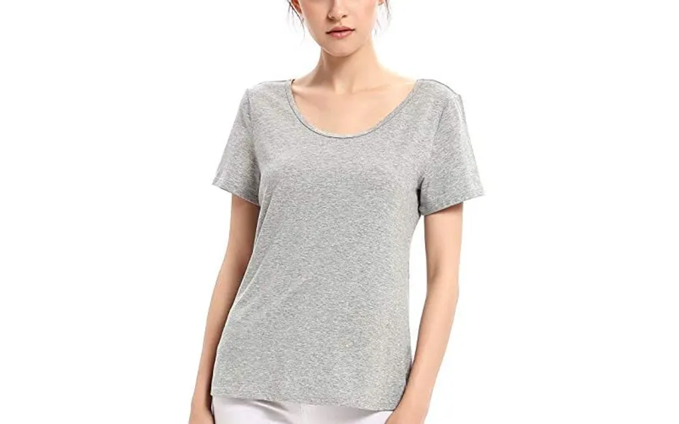 Women's Super Comfort Modal Cotton Scoop Neck Short Sleeve T-shirt Top