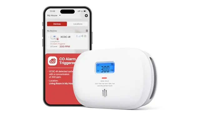 X-sense Wi-fi Carbon Monoxide Alarm With App Functions - Xc0c-ir