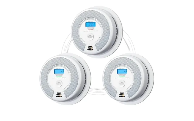 X-sense Wireless Interlinked Smoke And Carbon Monoxide Alarm - Sc07-w,3-pack With Lcd Display & 10-year Battery