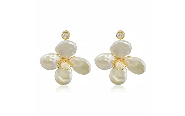 Baroque Pearls Flowers Earrings