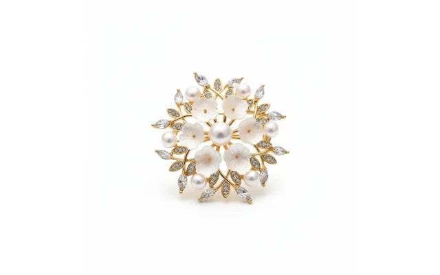 Blossom Pearl Floral Brooch