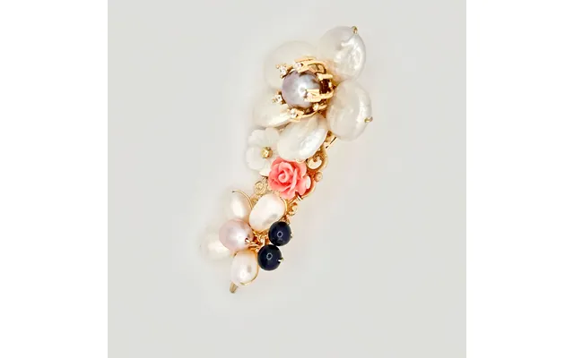 Floral Pearl Hair Clip