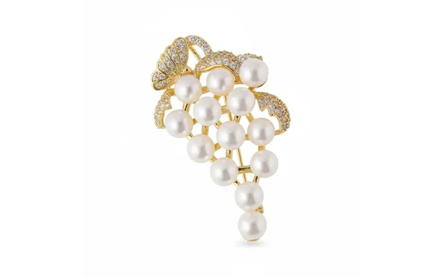 Freshwater Pearl Grape Brooch