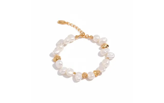 Gold Natural Pearl Bracelet