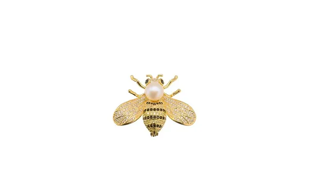 Natural Freshwater Pearl Bee Brooch