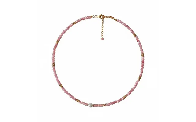 Pink Crystal & Freshwater Pearl Necklace