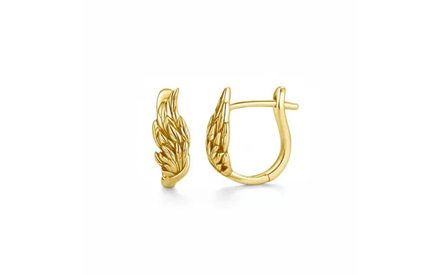 Sterling Silver Angel Wing Hoop Earrings