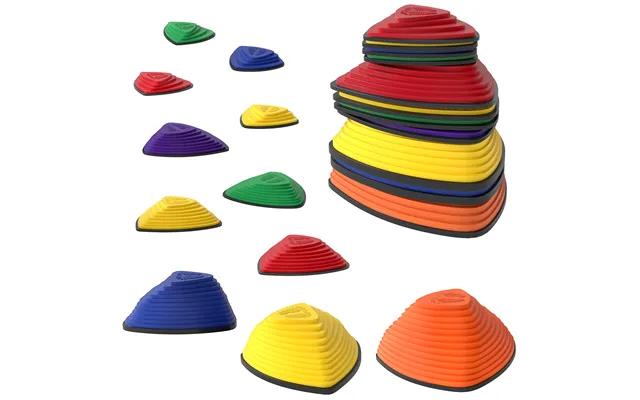 Aiyaplay 11-piece Stepping Stones For Kids - Stackable Sensory Toys Outdoor Indoor