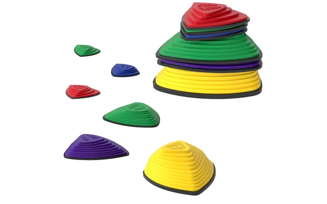 Aiyaplay 6-piece Stepping Stones For Kids - Stackable Sensory Toys Outdoor Indoor