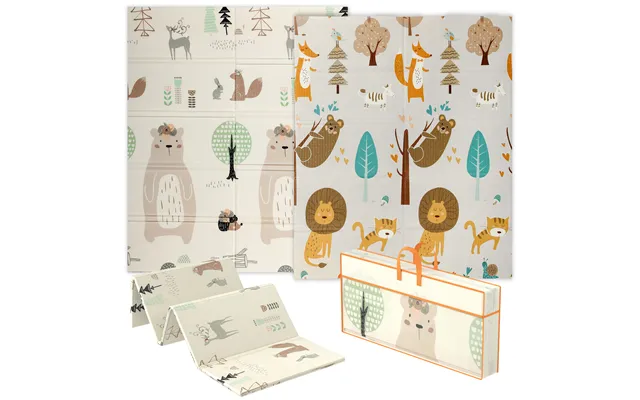 Aiyaplay Animal-themed Baby Plat Mat Double Sided - Foldable