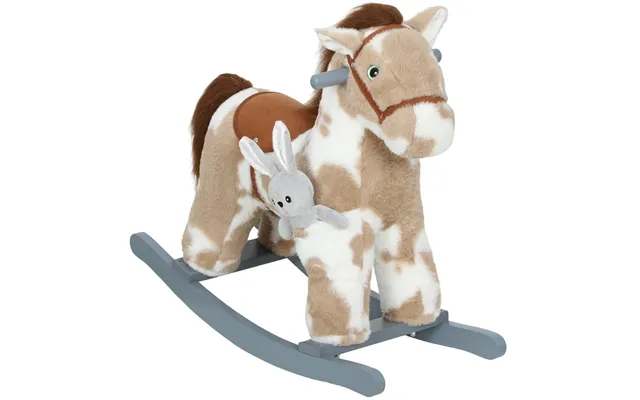 Aiyaplay Baby Rocking Horse - Plush Animal Rocker With Realistic Sound And Toy