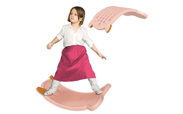 Aiyaplay Balance Board For Kids Balance Training & Sensory Play - Pink Aosom Uk