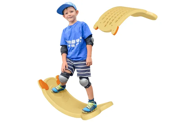 Aiyaplay Balance Board For Kids Balance Training & Sensory Play - Yellow Aosom Uk