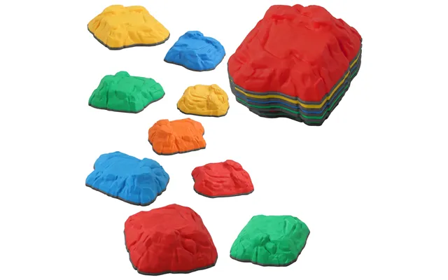 Aiyaplay Balance Stepping Stones For Kids With Non-slip Bottom - Indoor Outdoor Obstacle Course For Ages 3-8 Years