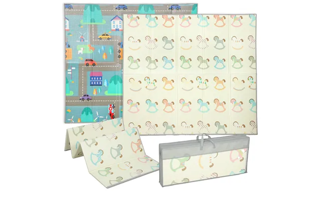 Aiyaplay Foldable Double-sided Baby Play Mat - For Toddlers