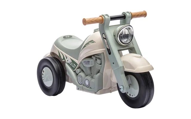 Aiyaplay Foot To Floor Sliding Kids Ride On Car With Music, Bubble, For Toddler From 2 To 5 Years Old - Cream White Aoso