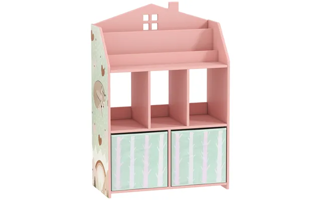 Aiyaplay Kids Bookshelf With Storage - Toy Storage Unit With Book Display
