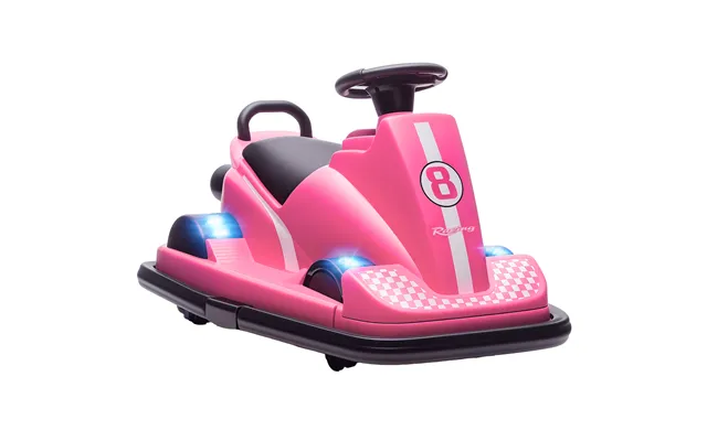 Aiyaplay Kids Bumper Car - 360 Rotation Spin Electric Waltzer Car With Led Lights
