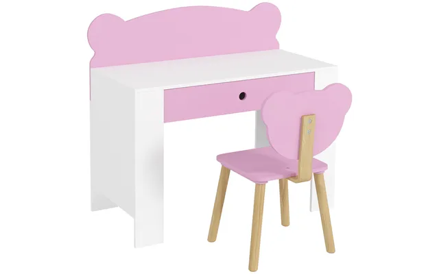 Aiyaplay Kids Desk And Chair Set With Drawer For Drawing - Reading
