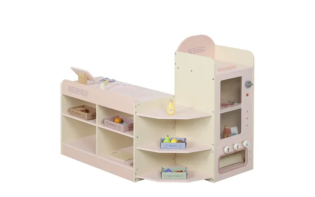 Aiyaplay Kids Grocery Store - Children Supermarket Playset With Cash Register