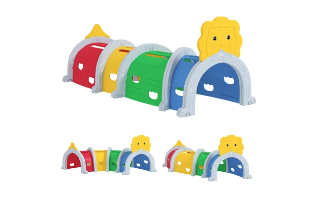 Aiyaplay Kids Play Tunnel For 3-6 Years Crawl And Climb - Lion Design