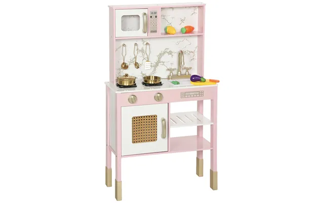 Aiyaplay Kitchen Playset With Pretend Play Cooking Accessories - Play Kitchen With Oven product image