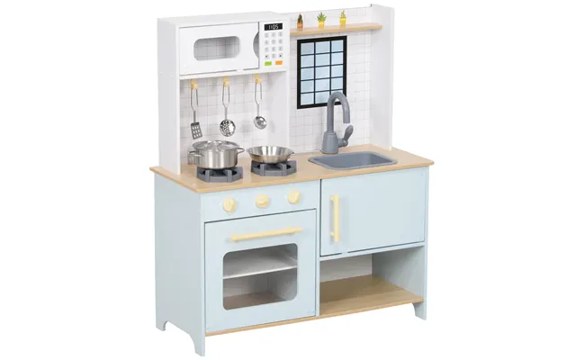 Aiyaplay Pretend Play Kitchen - Kids Kitchen Playset With Light & Sound Stove product image