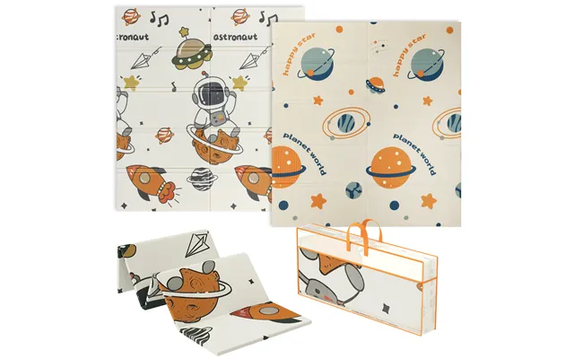 Aiyaplay Space-themed Baby Plat Mat Double Sided - Foldable