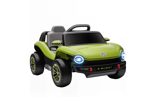 Aiyaplay Volkswagen Licensed Kids Electric Car With Remote Control For Ages 3-6 Years - Green