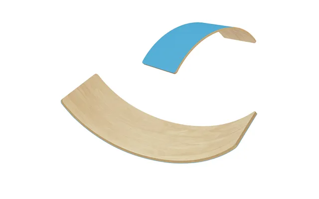 Aiyaplay Wooden Balance Board For Kids - Wobble Board With Silent Felt For Sensory Play