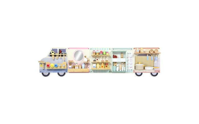 Aiyaplay Wooden Busy Board - 5 In 1 Activity Wall Panels For Kids 3 Years product image