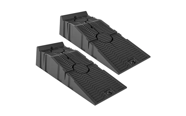 Durhand 1 Pair Heavy Duty 5 Ton Plastic Garage Workshop Car Service Ramps Lifting Automotive Vehicle Portable Low Cleara