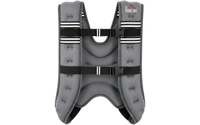 Homcom 10kg Weighted Vest - Running Weight Vest With Adjustable Strap