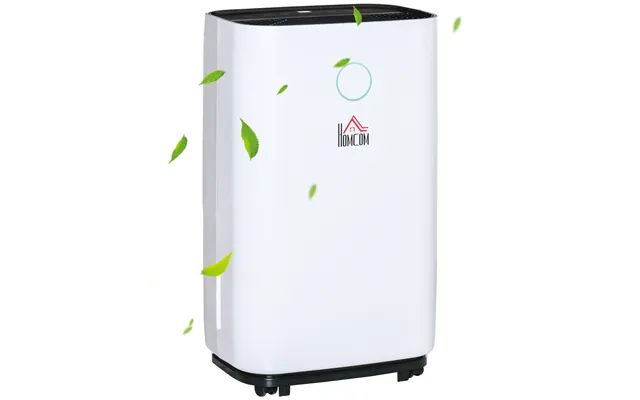 Homcom 16l Day Quiet Dehumidifier For Home Laundry Bedroom Basement - 4000ml Electric Moisture Air De-humidifier With 3 