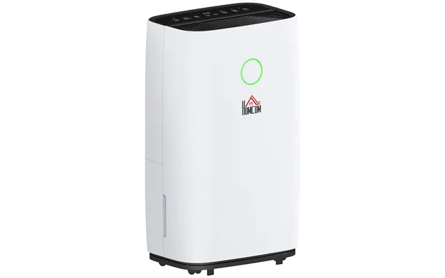 Homcom 20l Day 4000ml Portable Quiet Dehumidifier For Home Laundry Room Bedroom Basement - Electric Moisture Air De-humi