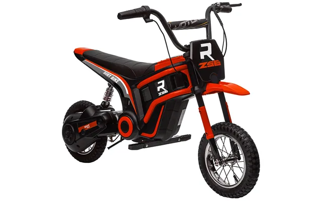 Homcom 24v Electric Motorbike 18km H With Twist Grip Throttle Ride On Motorbike Enhanced Power And Extended Range For 8-