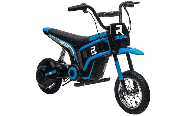 Homcom 24v Electric Motorbike 18km H With Twist Grip Throttle Ride On Motorbike Enhanced Power And Extended Range For 8-