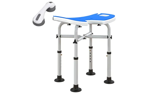Homcom 39-51.5cm 'u' Seat Padded Shower Stool - Dark Blue product image
