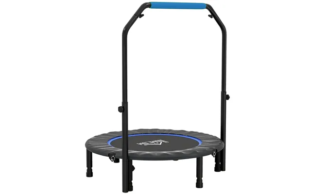 Homcom 40 Foldable Mini Fitness Trampoline - With Adjustable Foam Handle