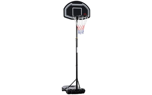 Homcom Adjustable Basketball Hoop And Stand - With Wheels And Weight Base Aosom Uk