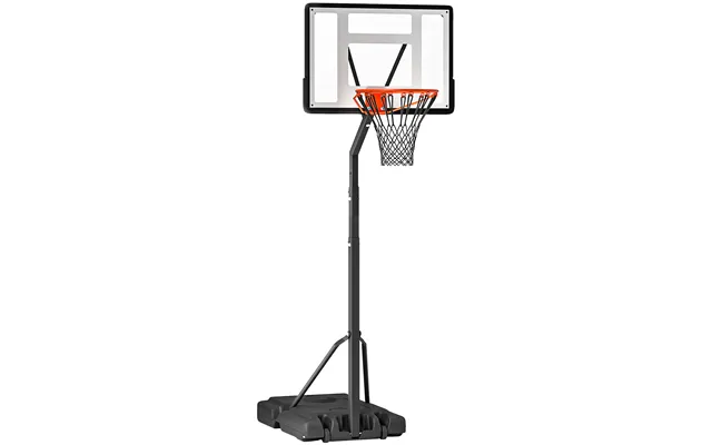 Homcom Adjustable Basketball Hoop Stand - Freestanding With Backboard & Wheels