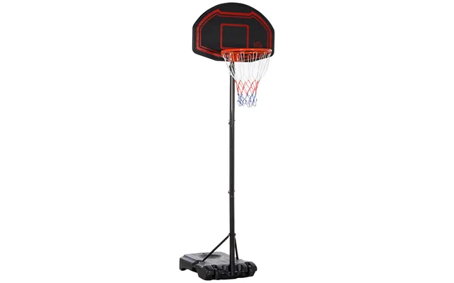Homcom Adjustable Basketball Hoop Stand - With Wheels And Stable Base
