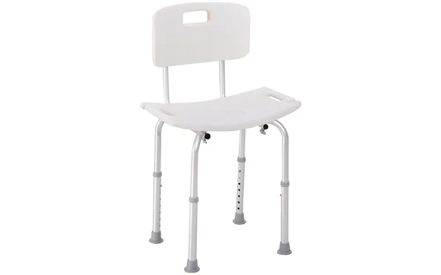 Homcom Adjustable Bath Perch Secure Shower Stool - Bathroom Safety Aid Aosom Uk product image