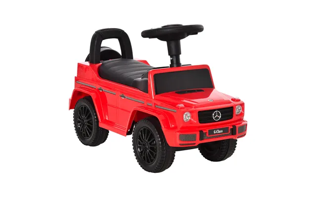 Homcom Aosom Compatible Baby Toddler Push Handle Sliding Car Mercedes-benz G350 Licensed W Big Steering Wheel Anti-overt