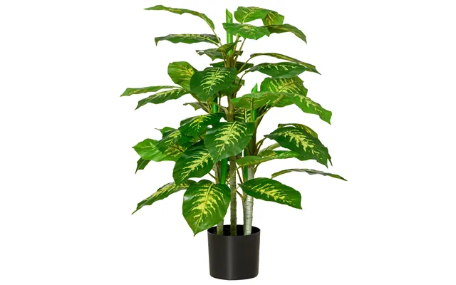 Homcom Artificial Evergreen Tree Fake Decorative Plant In Nursery Pot For Indoor Outdoor Décor - 95cm Aosom Uk