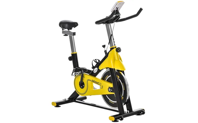 Homcom Cardio Exercise Bike Indoor Cycling Bike With Belt Drive Adjustable Resistance Seat Handlebar Lcd Display Home Gy