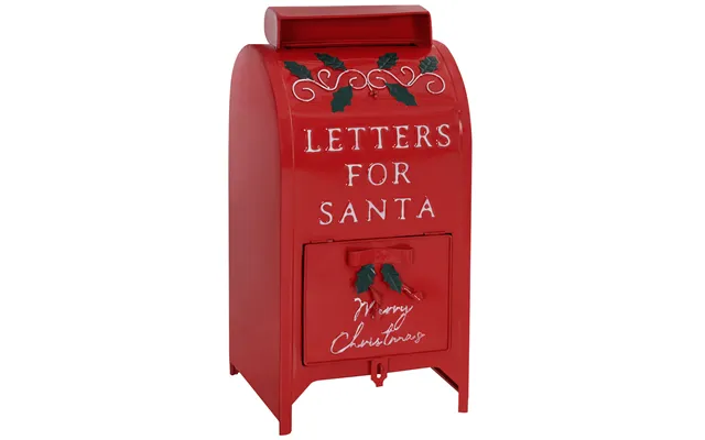 Homcom Christmas Post Box - Letters For Santa Mailbox