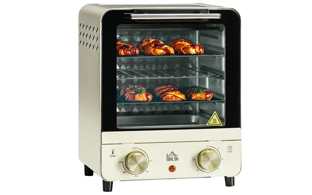 Homcom Convection Mini Oven - 15l Electric Oven & Grill W Adjustable Temperature