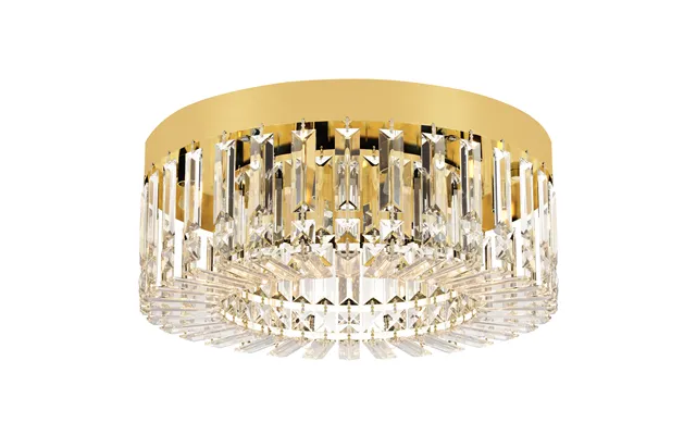 Homcom Crystal Chandeliers With 225 Crystal Pendants - 8-light Ceiling Light For Living Room