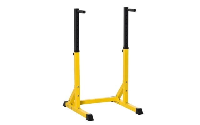 Homcom Dip Station Chin Up Parallel Bars Pull Up Power Tower Home Gym Workout Bicep Tricep Fitness Equipment Height Adju